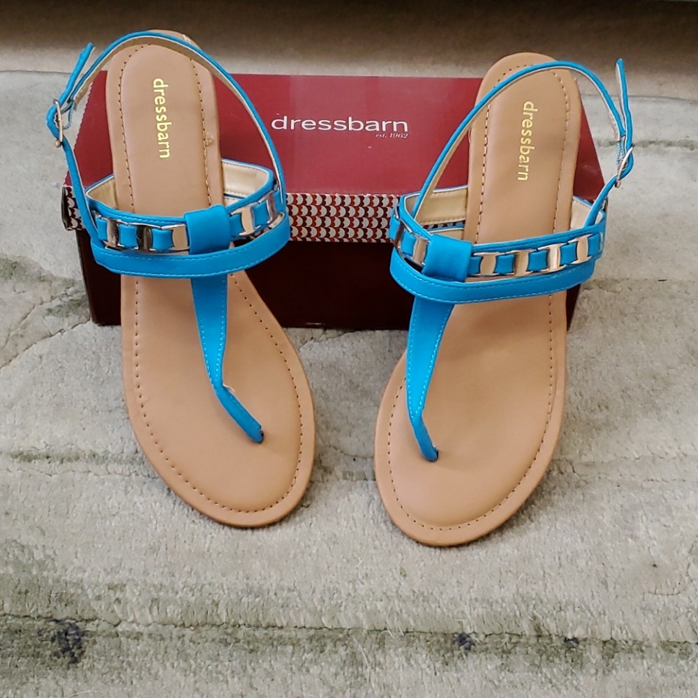 Dress Barn Blue sandles